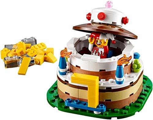 小丑的惊喜——LEGO 乐高 40153 生日蛋糕 开箱