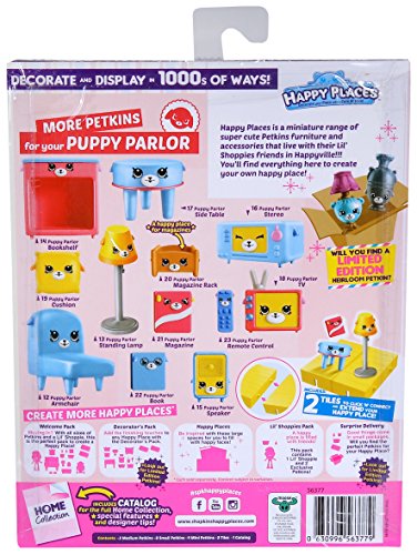 Happy Places Shopkins Decorator Pack Puppy Parlour