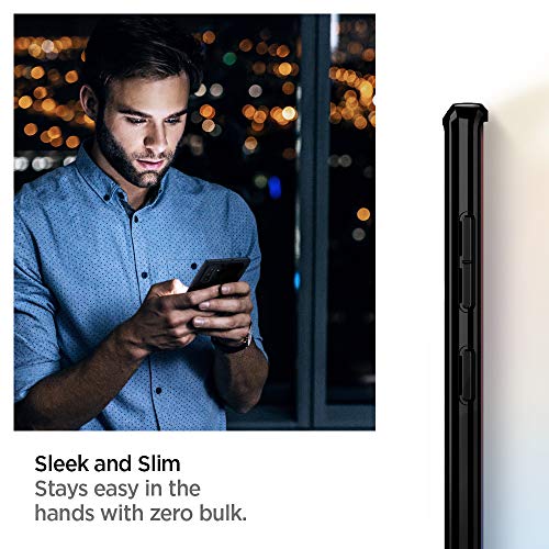 Spigen Ultra Hybrid S Diseñado para Funda Samsung Galaxy Note 10 Plus/Note 10+ (2019) - Midnight Black - Imagen 5