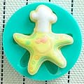 Silicone Running Starfish Pattern Fondant Cake Mold