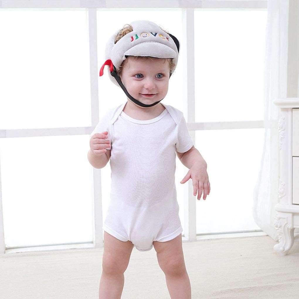 Kongnijiwa Casque Bebe Nourrisson Tete Protection De La Tete De Bebe Chapeaux Enfants Enfant En Bas Age Chute Accident Cap Incassable Securite Souple Casques Amazon Fr Cuisine Maison