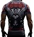 L&H Men's Second-Skin Cycling Jogging Quick-Day Second-Skin Compression Shirt