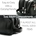 Mister Bag Leather Travel Toiletry Bag for Men or Women Waterproof. Travel Size Toiletries Bag Toilet Organizer Supply Two Compartments Perfect For Men's Travel Toiletry Bag Shaving Grooming Dopp Kit