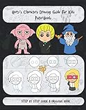 Harry's Characters Drawing Guide For Kids | Potter Heads: Step by Step Illustrations to Complete Your Favorite Potter Characters with Ease| Kids and Young adult Cartooning Drawing book by Harry Meghan