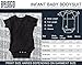 Brisco Brands My Daddy is Bat Cute Fathers Day Comic Hero Romper Bodysuit Black