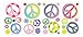 Peace Signs Decorative Wall Art Sticker Decals for Girls/Babies/Dorms