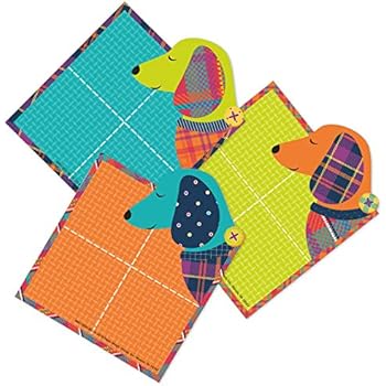 Eureka Multicolor Plaid Dog Themed Square Bulletin Board and Classroom Decorations, 36pcs, 5.5'' x 5.5''