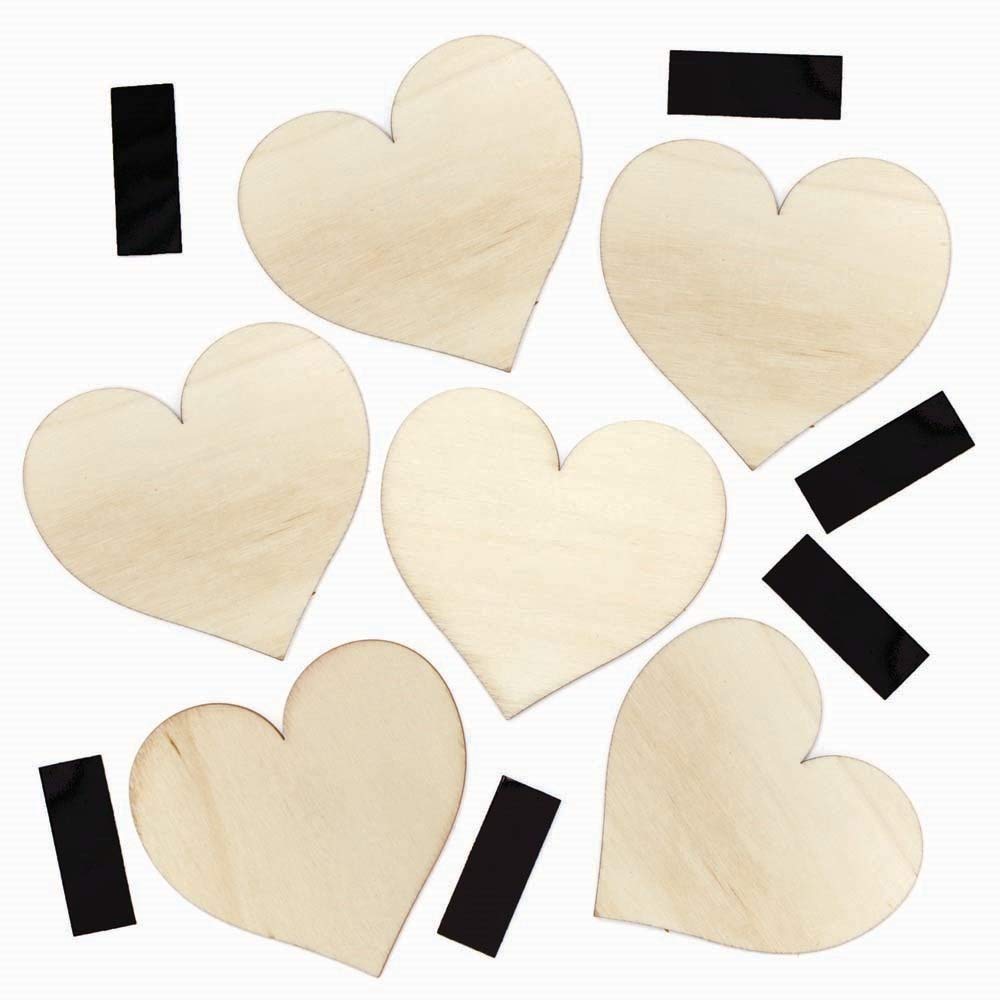 Baker Ross AX692 Heart Fridge Magnets, Pack of 12 - Image 3