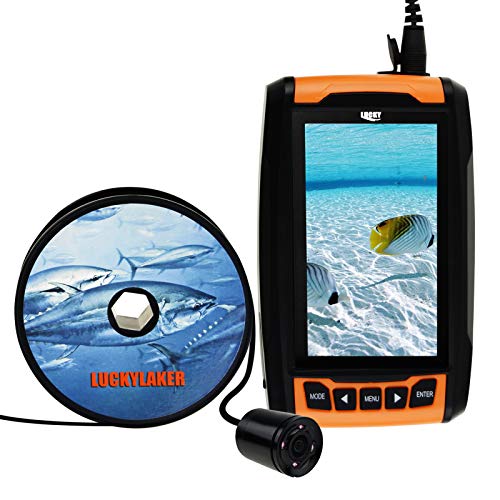 Lucky Underwater Camera Fish Locator Finder 120° Wide Angle 20M Cable Length 4 IR LED 4.3