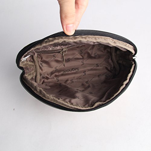 Signare Womens Fashion Canvas Tapestry Cosmetic Make-up Bag in Multicoloured Triangle Design