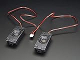 Adafruit Stereo Enclosed Speaker Set - 3W 4 Ohm