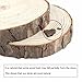 Unfinished Wood Circles with Barks Used for Christmas Centerpieces 40 pcs 2.0-2.4 inch Natural Wood Slices with Holes and 33 Feet Jute Twine