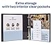 Avery Durable View 3 Ring Binder, 1 Inch Slant Rings, 250-Sheet Capacity, DuraHinge, 1.4 Inch Wide Spine, Customizable Clear Covers and Spine, 1 Black Binder (17011)