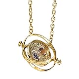 Harry Potter Hermione 18k Gold TIME TURNER NECKLACE in Box