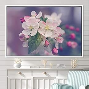 signwin Framed Canvas Wall Art Flora Snapshot Closeup...