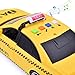 Liberty Imports Friction Powered Yellow Taxi Toy Car with Lights and Sounds - Push Car for Toddler and Children (9.5-Inch)