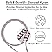 OTISA Phone Charger Cable, 3Pack 6FT 5FT Nylon Braided Charger Cord, Compatible Phone xs/xsmax/xr/8/8plus/7/7plus/6/6plus pad pod & More (Gold/Pink/Silver)