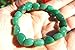 Zenergy Gems CHARGED Green Aventurine Crystal Bracelet Tumble Polished Stretchy (GAIN CREATIVITY, COURAGE, INDEPENDENCE, PROSPERITY - BALANCES EMOTIONS) [REIKI] (Freeform Nugget)
