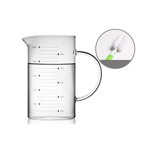 Compra GUYUEXUAN Taza de medición Vaso de medición de Vidrio ...