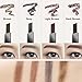 Bodermincer 1pcs New Women Ladies Makeup Eyebrow Waterproof permanent Eyebrow Pencil Cosmetics Brow Eye Liner Tools (light brown)