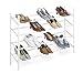 Whitmor 2-Tier Expandable and Stackable Shoe Rack, White