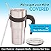 Liquid Savvy 30oz Stainless Steel Tumbler Bundle - Includes Tumbler, 2 Lids, Straw, and Handle - Double Walled Vacuum Insulated Tumbler for Hot and Cold Beverages - Stainless Steel