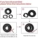 First2savvv 2 X Rubber Eyepiece Eyecup Magnifying Eyepiece for Nikon D610 D600 D300S D7200 D7100 D7000 D90 D300 D200 D80 D70 D70S D60 DSLR Camera DK-21 DK-23 QJQ-OX-N-01