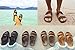 J-Slips Hawaiian Jesus Sandals in 4 Cool Colors Women's and Big Men's (J) Women 8 / Men 6.5, Kona