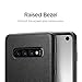 CYRILL Ciel [Basic Leather Collection] Designed for Samsung Galaxy S10 (2019) Case - Black