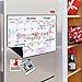 Magnetic Dry Erase Calendar for Fridge 16.9 x 11.8 inches - 2019 White Board Calendar Planner for Kitchen Refrigerator Monthly Erasable Board Calendar Stain Resistant for Smart Home Planners