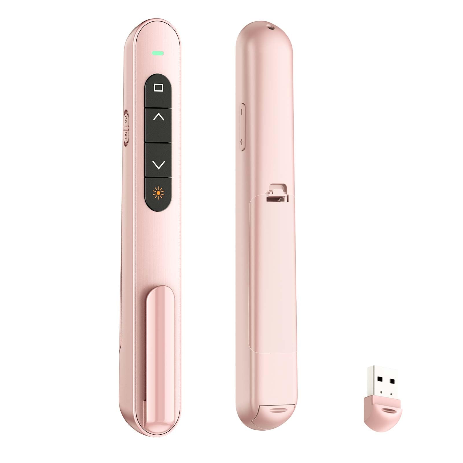 Photo 1 of QUI Presentation Clicker for PowerPoint, RF 2.4GHz USB Wireless Presenter Remote with Volume Control, PowerPoint Clicker Slide Advancer for Mac, Windows, Laptop, Keynote