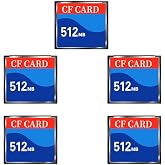 Original 5pack 512MB CF Card Type I for Camera Numerical Control Machine Tool Storage Card（5PACK