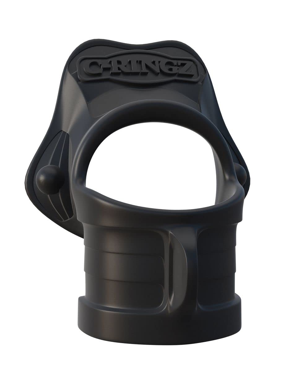 Fantasy C-Ringz by Pipedream Diameter Up To 3.8 cm Black Rock Hard Corckring and Ball Stretcher