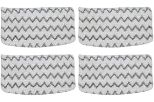 Replacement Microfiber Pads 4 Pack for Shark For Steam Mop S1000UK S1000 Series Including S1000A Pocket Mop Use
