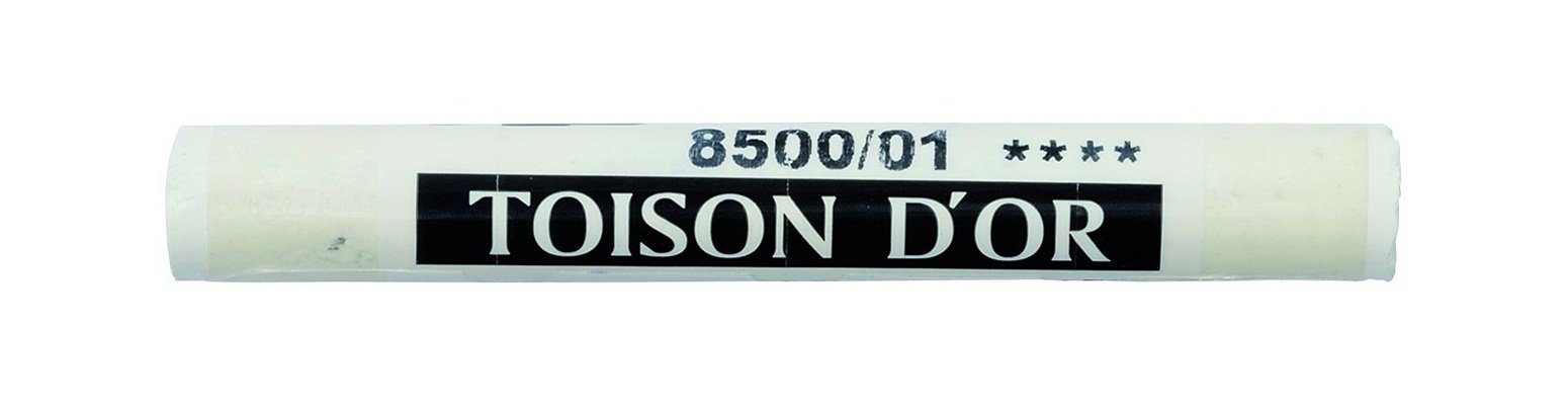 KOH-I-NOOR Artist´s Soft Pastels Round 10-75 8500 Titanium White Set, 12 Count (Pack of 1)