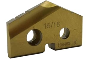 YG-1 S01121 HSS M4 Spade Drill Insert, TiN Finish, 5/32" Thickness, 15/16" Insert