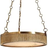 Hudson Valley Lighting 516-AGB Lynden - Four Light Pendant - 16 Inches Wide by 30 Inches High, Finish Color: Aged Brass