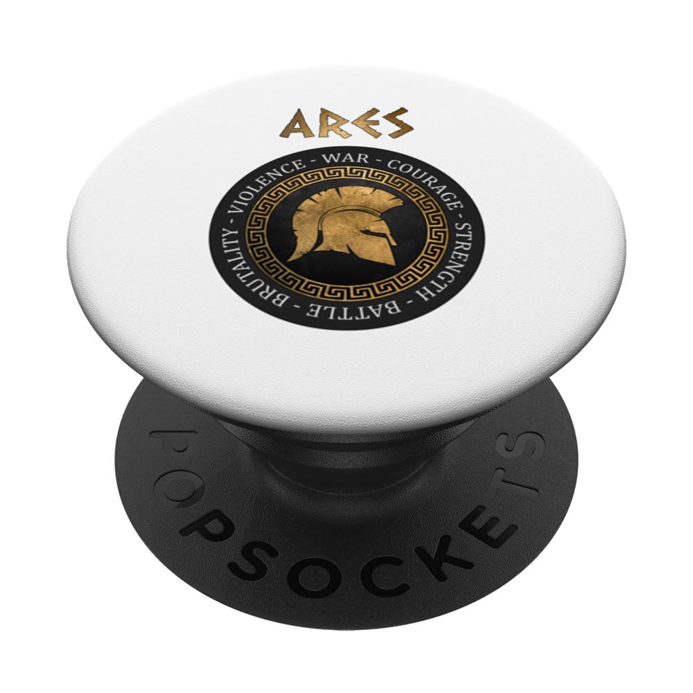 Ares Greek God Ancient Greek Mythology Symbol PopSockets Swappable PopGrip