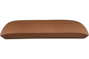 RUNROTOO Rolling Pin Holder: Rolling Pin Display Rack & Utensil Stand - Wood Base for Baking, Pastry Roller, Spoons & Forks S