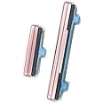 Side Power On Off Volume Button Key Replacement Repair Part for Samsung Galaxy Note 10 N970 (Pink)