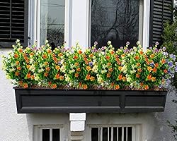 LUCKY SNAIL 5 Bundles Artificial Flowers for
