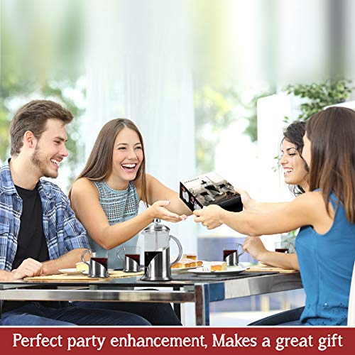 Pura Vida French Press Coffee Maker Set, 34 oz 4 Level Filtration