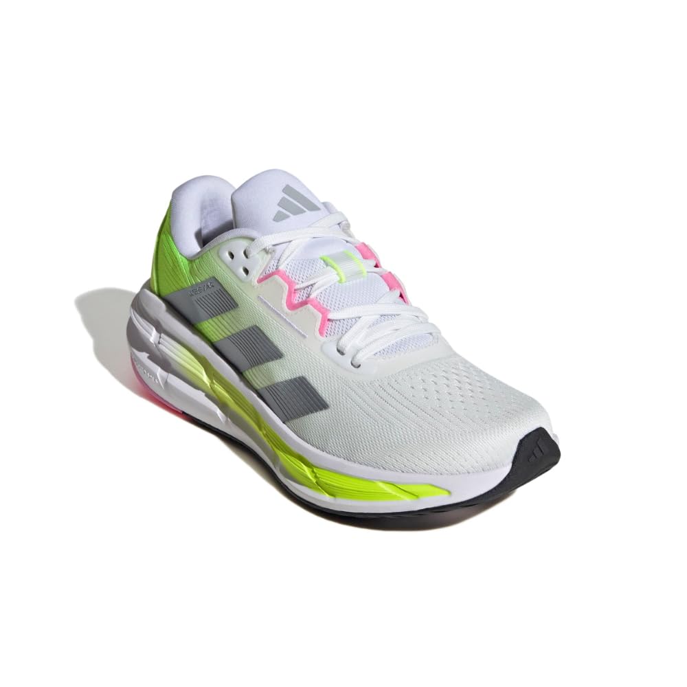 Adidas Women's Questar 3 Running, White/Halo Silver/Bliss Pink, 5 Image