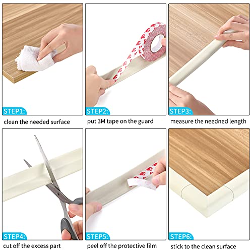 PLATZSPARER Baby Proofing Edge & Corner Guards,Thick with Soft Rubber