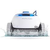 Dolphin Proteus DX3 Automatic Robotic Pool Vacuum Cleaner, Wall Climbing, Active Scrubber Brush, Ideal for In-ground Pools up to 33 FT in Length