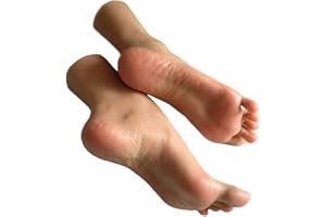 SMSK Foot Fetishes, Feet Fetish, Realistic Silicone Foot, Female Foot Feet Model Mannequin Realistic Non-Toxic Latex Odorlessness
