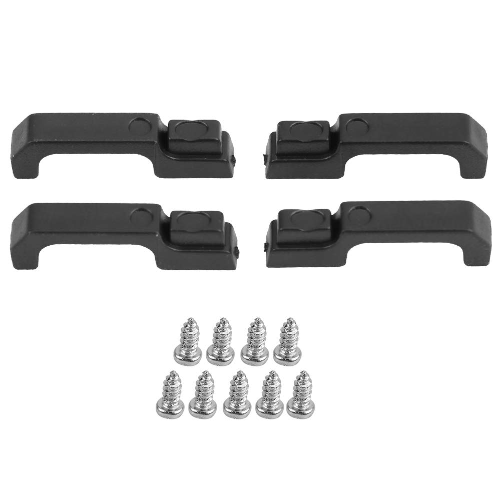 4Pcs RC Car Door Handles, Easy Lnstallation Simulation Door Handles for Traxxas RC Crawler Car with Screws