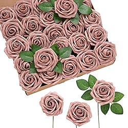 Ling's Moment Roses Artificial Flowers 25pcs