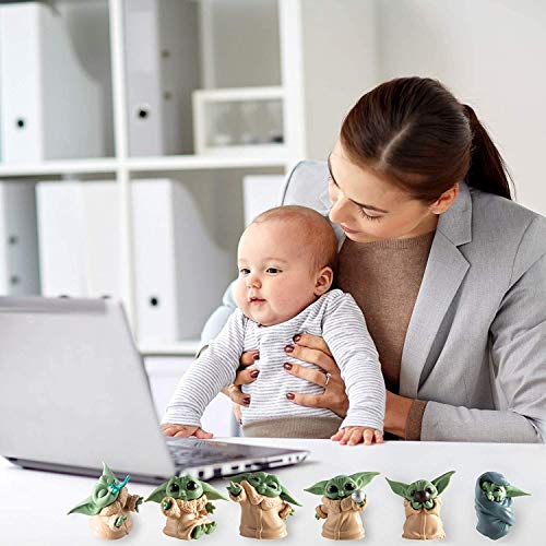 6 Pcs Star Wars Figures Baby Yoda Doll From The Child Mandalorian The Bounty Collection The Child 2 2 Inch Baby Yoda Toys For Boys Baby Yoda Gifts For Men For Women Pricepulse