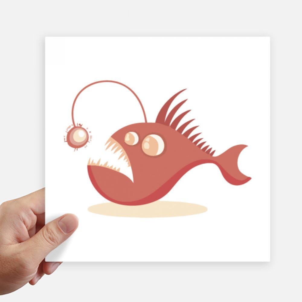 Amazon Diythinker かわいいカートゥーンランタン 魚 イラスト ステッカー タグ 壁絵 ノートパソコン デカール 自己粘着 ウォールステッカー オンライン通販